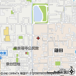 奈良県香芝市鎌田504-12周辺の地図