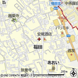 大阪府堺市中区福田1135周辺の地図
