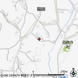 広島県福山市芦田町福田7219-2周辺の地図