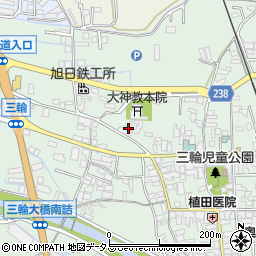 奈良県桜井市三輪450周辺の地図