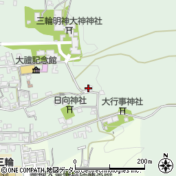奈良県桜井市三輪48-2周辺の地図