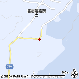 三重県鳥羽市答志町419周辺の地図