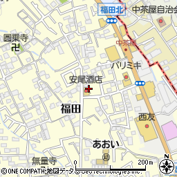 大阪府堺市中区福田1115周辺の地図