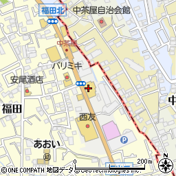 スギ薬局　堺福田店周辺の地図