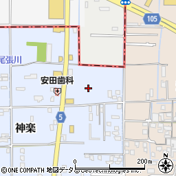 奈良県大和高田市神楽289周辺の地図