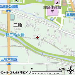 奈良県桜井市三輪1022周辺の地図