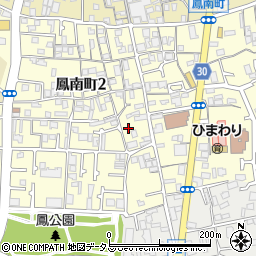 大阪府堺市西区鳳南町周辺の地図