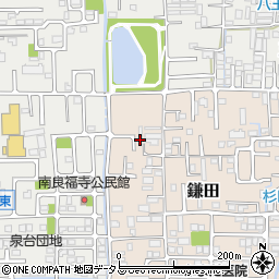 奈良県香芝市鎌田504-2周辺の地図
