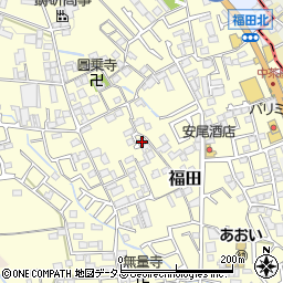 大阪府堺市中区福田1150周辺の地図