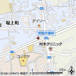 大阪府堺市中区堀上町45-1周辺の地図