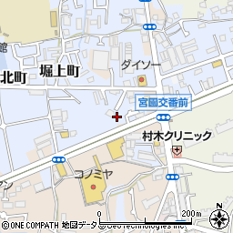 大阪府堺市中区堀上町126周辺の地図