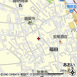 大阪府堺市中区福田1151周辺の地図