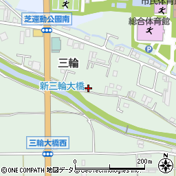 奈良県桜井市三輪1058-2周辺の地図