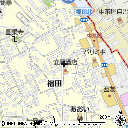 大阪府堺市中区福田1119周辺の地図