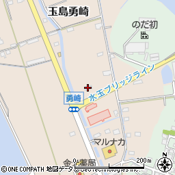 ファミリーマート倉敷玉島勇崎店周辺の地図