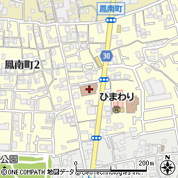 堺市立西図書館周辺の地図