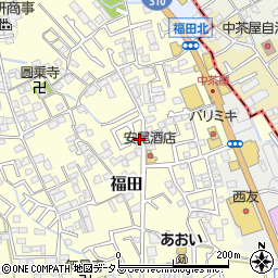 大阪府堺市中区福田1118周辺の地図