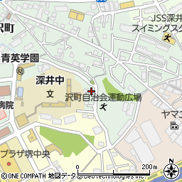 深井沢町ははこぐさ広場周辺の地図
