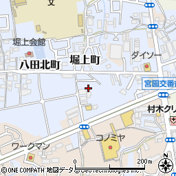 大阪府堺市中区堀上町33周辺の地図