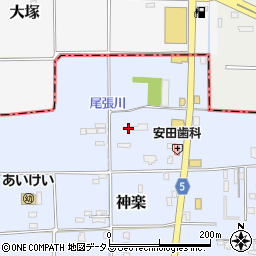 奈良県大和高田市神楽160周辺の地図