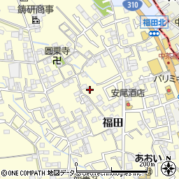 大阪府堺市中区福田1145周辺の地図