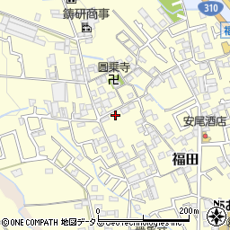 大阪府堺市中区福田1160周辺の地図
