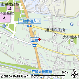 綱越神社周辺の地図