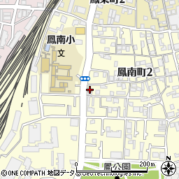堺鳳南郵便局周辺の地図