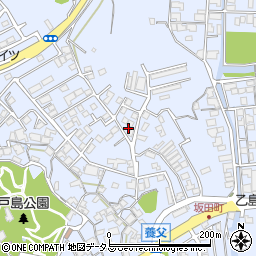 岡山県倉敷市玉島乙島1816-7周辺の地図