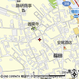 大阪府堺市中区福田1149周辺の地図