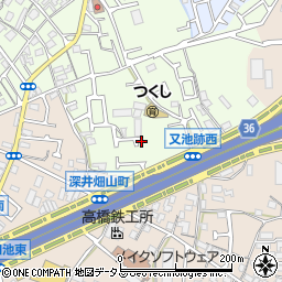 大阪府堺市中区深井東町2663-11周辺の地図
