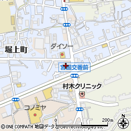 ファミリーマート堺堀上町店周辺の地図