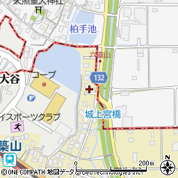 奈良県大和高田市築山78-45周辺の地図