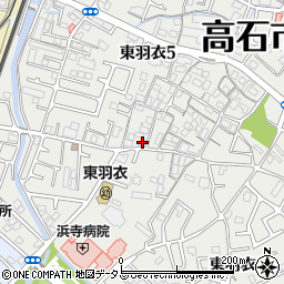 ＬｅＣｏｕｐｌｅ東羽衣Ｂ周辺の地図