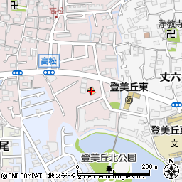 セブンイレブン堺登美丘東店周辺の地図