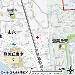 大阪府堺市東区丈六70周辺の地図