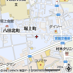 大阪府堺市中区堀上町318-10周辺の地図