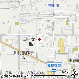 奈良県香芝市良福寺154周辺の地図