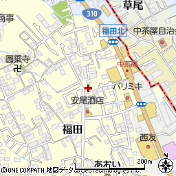 大阪府堺市中区福田1120周辺の地図