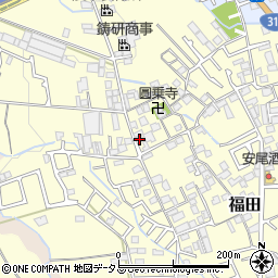 大阪府堺市中区福田1277周辺の地図