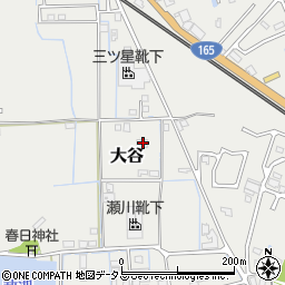 奈良県大和高田市大谷297周辺の地図