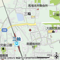 奈良県桜井市三輪1229周辺の地図