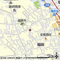 大阪府堺市中区福田1148周辺の地図