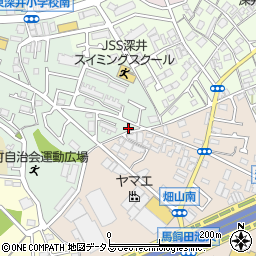 堺市第55ー02号公共緑地周辺の地図