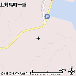 長崎県対馬市上対馬町一重563-3周辺の地図