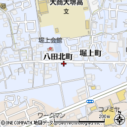 大阪府堺市中区堀上町328-3周辺の地図