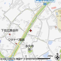 広島県福山市芦田町下有地811周辺の地図