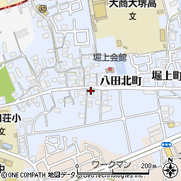 大阪府堺市中区堀上町419-2周辺の地図