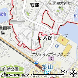 奈良県大和高田市大谷437周辺の地図