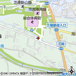 奈良県桜井市三輪680-2周辺の地図